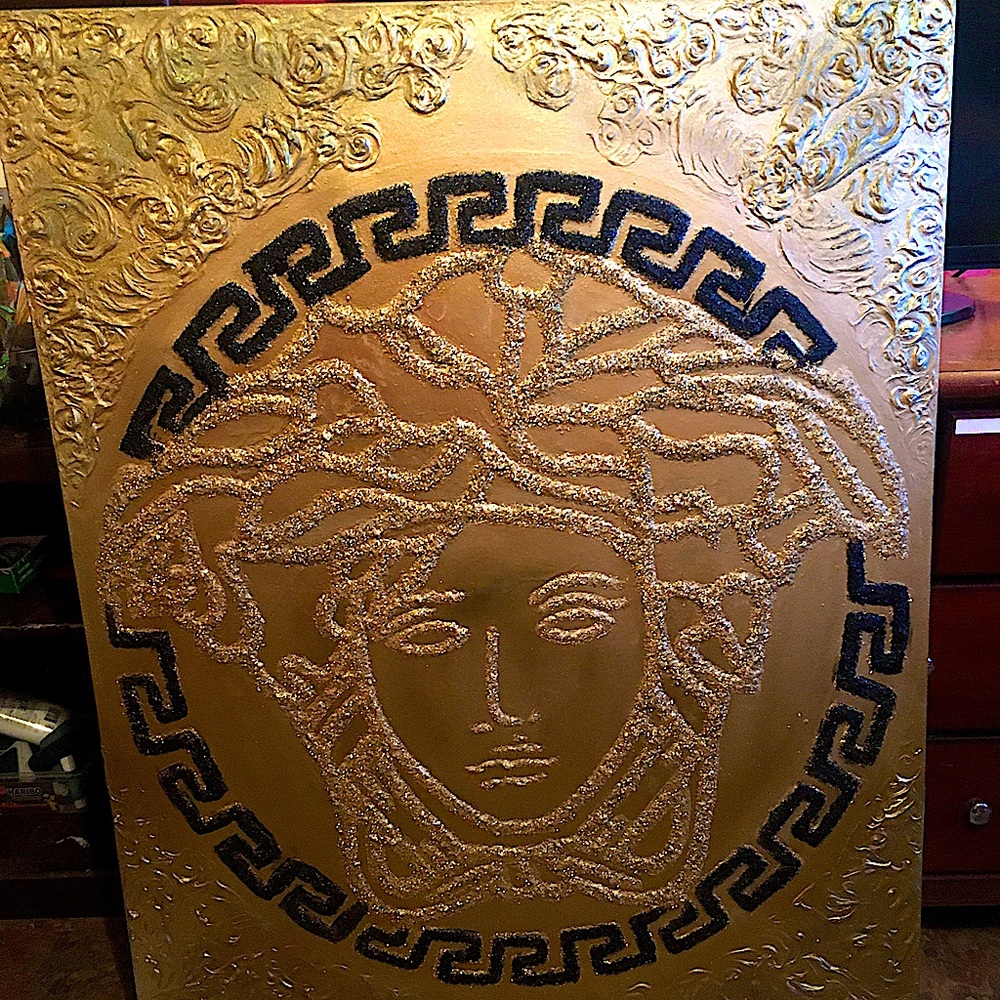 Medusa head portrait